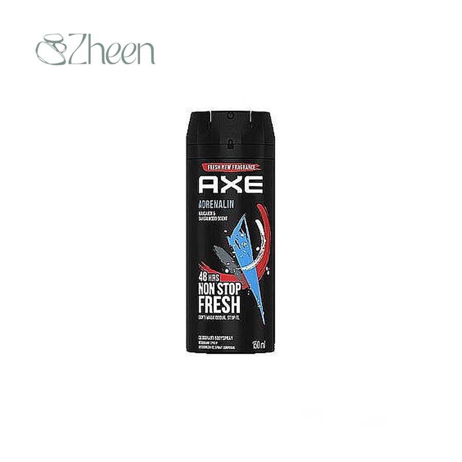 اسپری ضد تعریق بدن اکس AXE مدل Adrenalin حجم ۱۵۰ میل